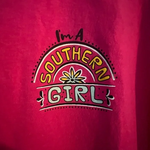 Fruit of the Loom Bright Pink Short Sleeve Tee - Picture 2 of 4